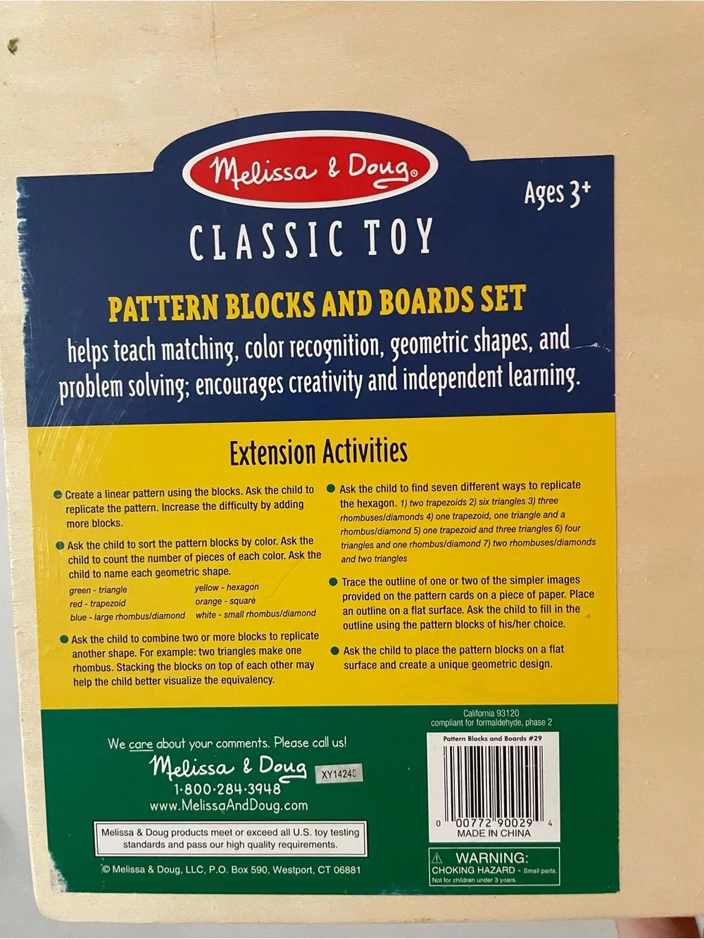 Melissa & Doug downsizing our